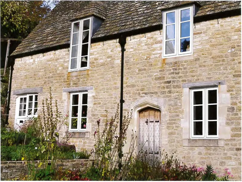 FlushSash-Windows Flush sash windows into a stone cottage style property